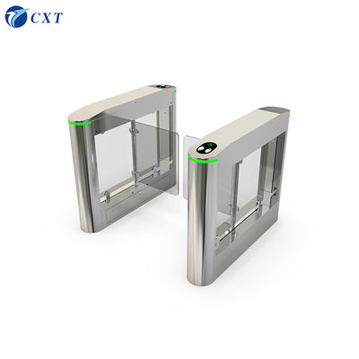 Wing Gate Turnstile with Reading Card Time <1 Second and Adjustable Arm Length 500~900mm for Access Control System