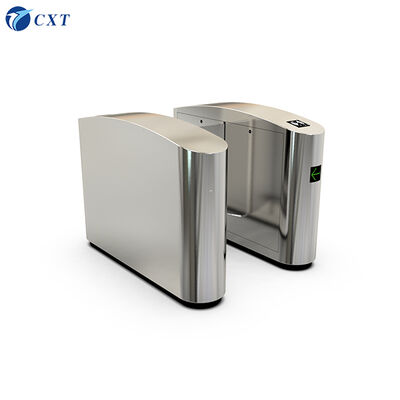 Fingerprint Access Control Glass Sliding Turnstile Incorporating Anti Pinch Safety and Passing Speed About 30 People per Minute for Entry