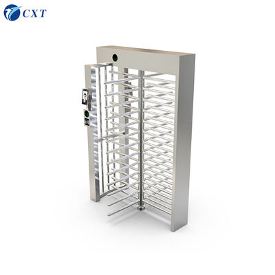 Full Height Turnstile Gate with AC220V±10% 50Hz±10% Operation Voltage and 90° Rotors With 4 Sections for Secure TCP/IP or RS485 Connectivity
