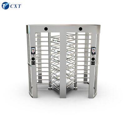 Stainless Steel Full Height Turnstile with 90 Degree Partition Angle and IP65 Rating for Secure Access Control