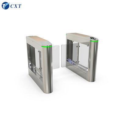 Wing Gate Turnstile with Reading Card Time <1 Second and Adjustable Arm Length 500~900mm for Access Control System