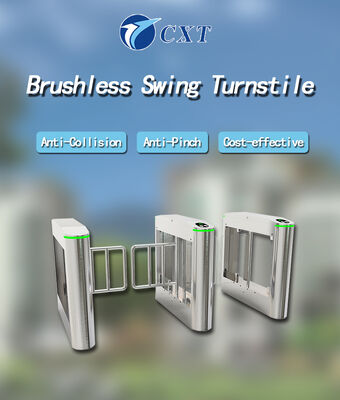 Swing Barrier Gate with 0.2s Open Speed and 30-40 Persons/min Pass Speed Featuring SUS304 Stainless Steel Housing