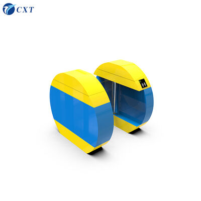 Swing Barrier Gate with 600-1300mm Pass Width IC Card ID Card Magnetic Card Barcode Enabled and 20-30 Thousands Pcs Face Bank for Access Control