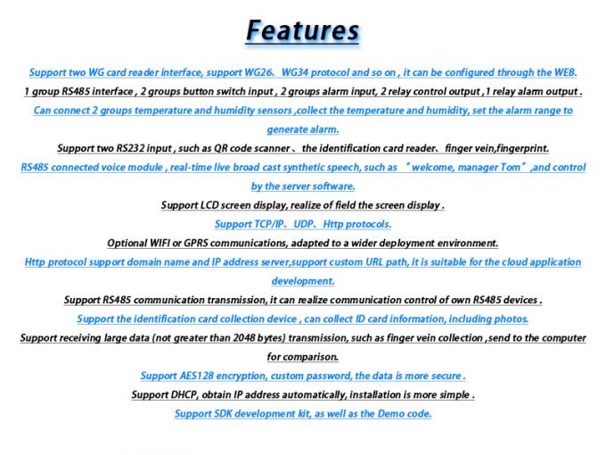 Turnstile local controller Wing gate swing gate controller IP ID identity record control 1