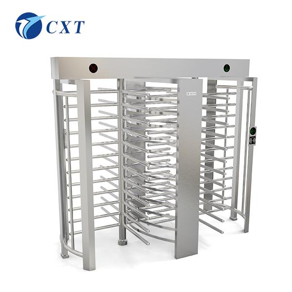 Dual Channels Building Site Turnstile Full Height Security Turnstiles CE 0