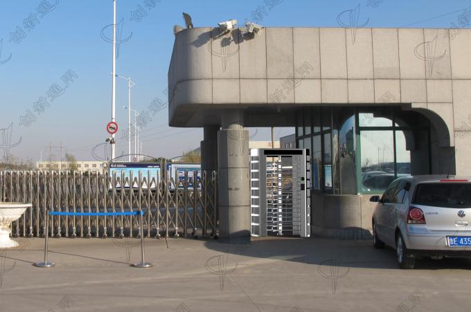 Fully Automatic High Security Turnstile Full Height Gate 32w 2