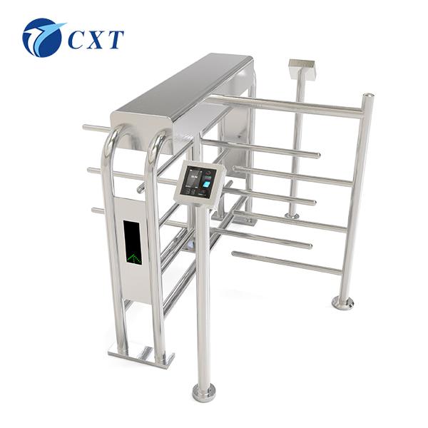 Supermarket Waist Height Turnstile Automatic 304 Stainless Steel 0