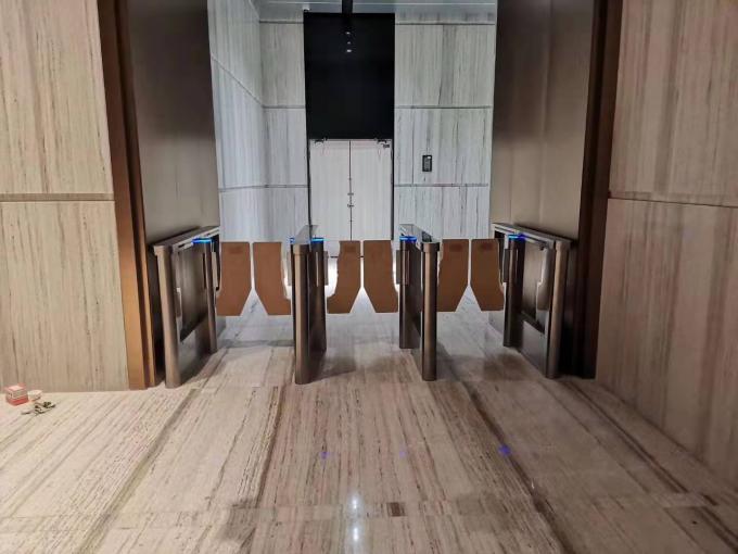 AI Safe Pedestrian Barrier Gate SUS304 With Adjustable Speed 117 2