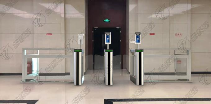 300 People/Min Speed Gate Access Control 220V TCP/IP Communication Interface t12 3