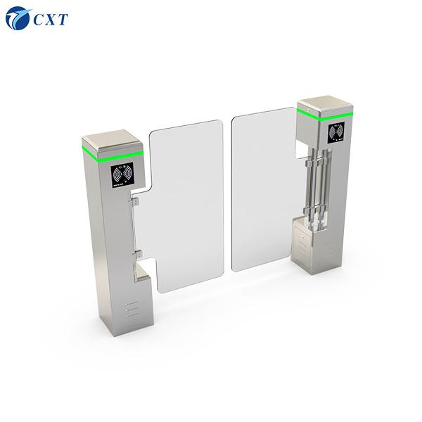 Puerta de barrera de oscilación de supermercado inteligente con sistema de control de acceso de seguridad 0