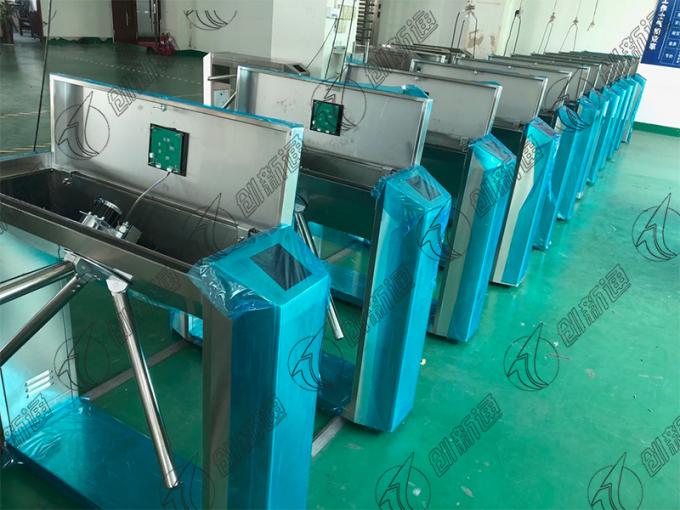 Smart Standard 3 Arm Turnstile Brushless Motor 304 Stainless Steel For Company 6
