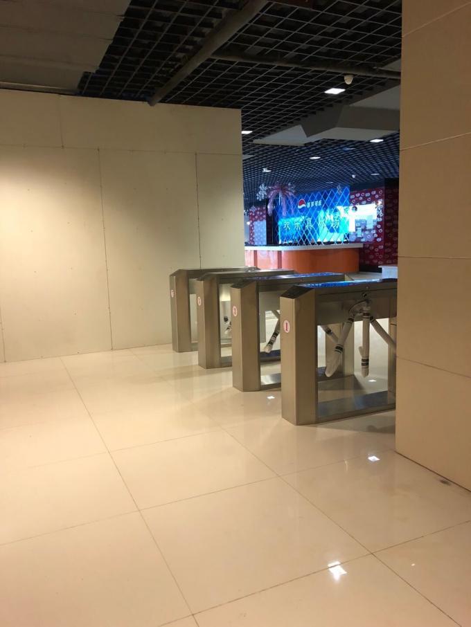 Intelligent Security Gate Turnstile Vertical Tripod Turnstile 316 Stainless Steels 4