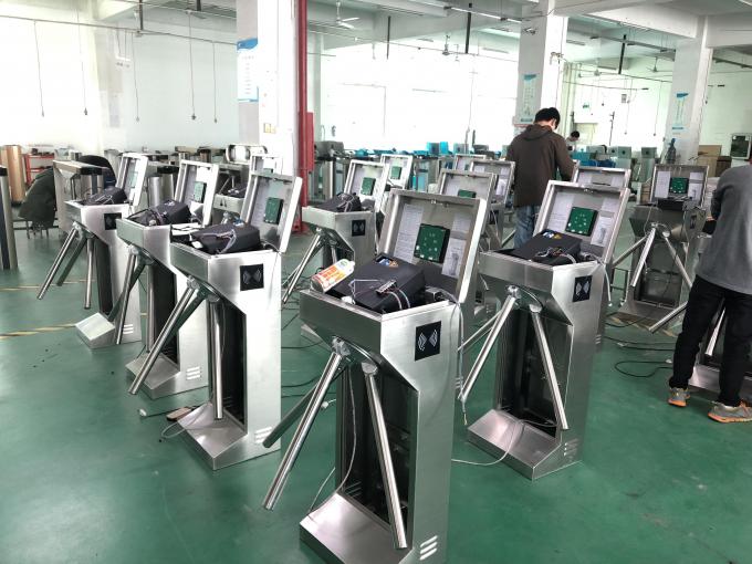Vertical Compact Tripod Turnstile Gate Single Directional For Indoors 3