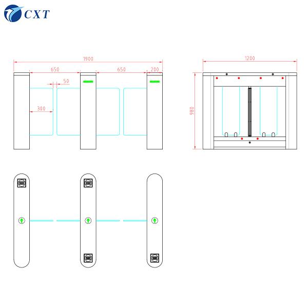 Global best-selling swing gate intelligent fully automatic swing gate brushless motor anti-collision swing gate ph135 2