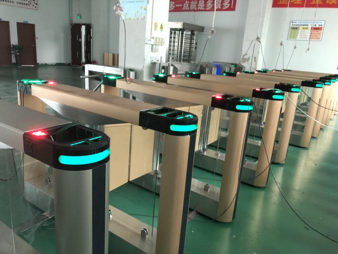 Brushless Motor Swing Barrier Gate Anti Collision Smart Durable For Subway Station 136 6