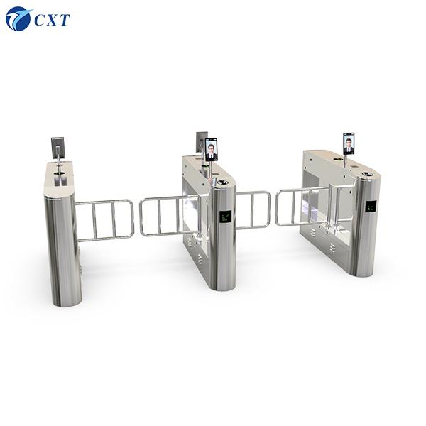 Anti Tailgating Swing Barrier Gate Laser RFID With DFC Technology bw150 0