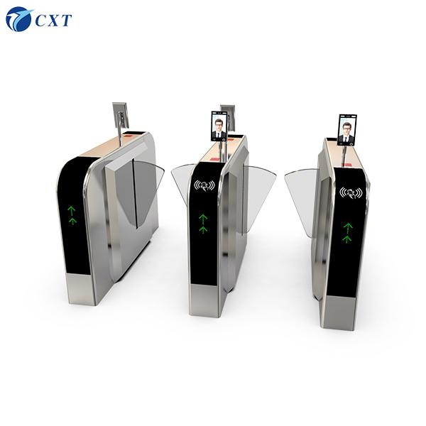 Face Recognition Swing Flap Barrier Standard Anti Collision For Library 160A 0
