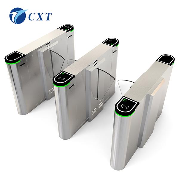 Office 300 People/Min Flap Gate Barrier Automatic Systems Turnstiles YW200 2