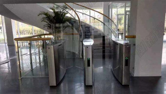 High Speed Flap Barrier Gate RFID Anti Tailing With CE Certification Y120 0