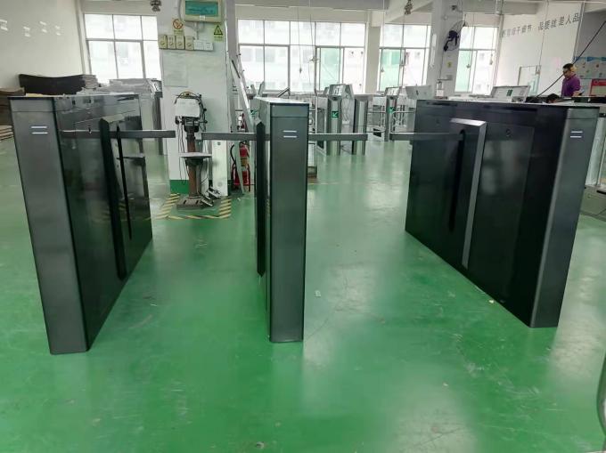 Brushless Motor Outdoor Drop Arm Security Gates Stainless Steel Turnstiles 3