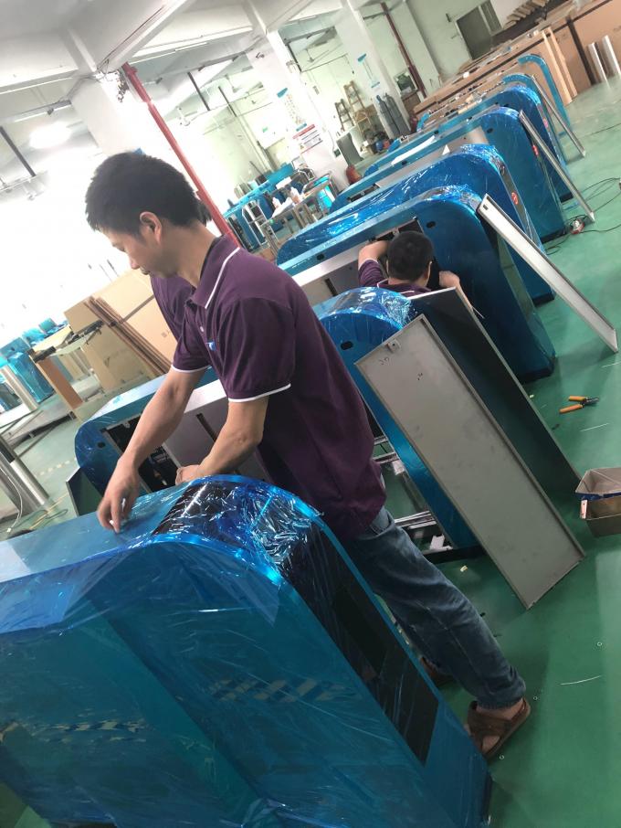 Integrated Anti Intrusion Metal Swing Barrier Gate Slim Speed Gate Turnstile 510TY 4