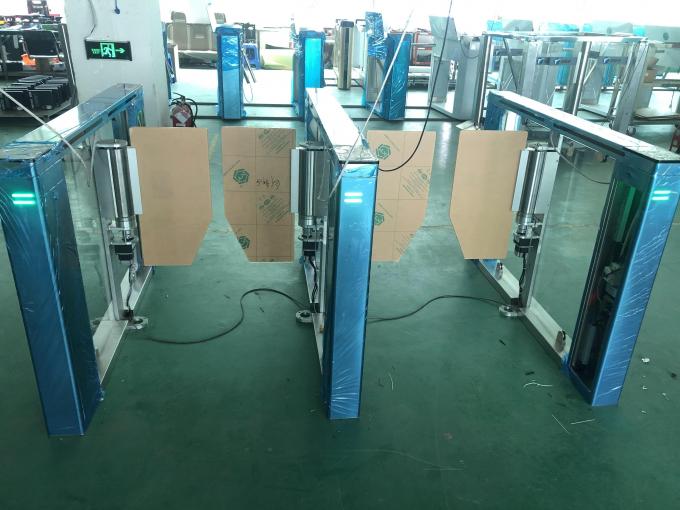 Cylindrical Swinging Access Gates AI Smart For School Hotel Park 140s 3