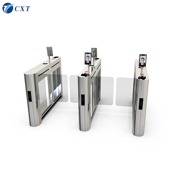 Waist Height Metal Swing Barrier Gate 304 Innovative Anti Collision 221 0