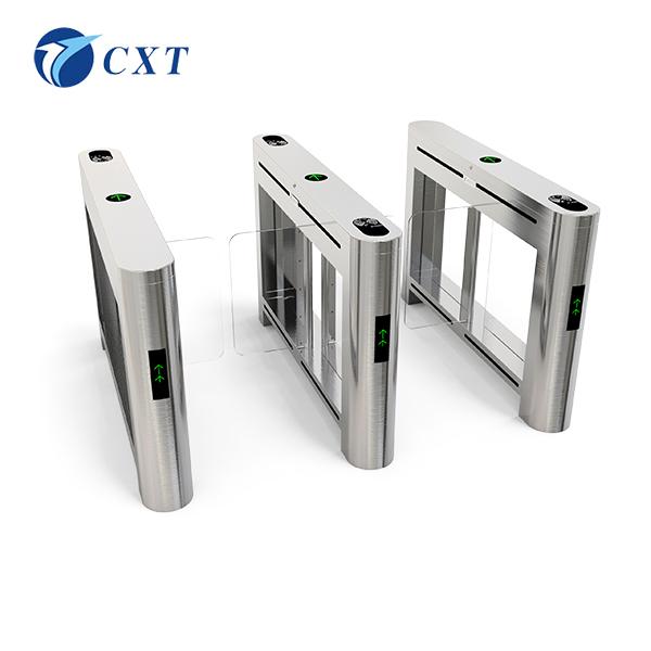 Waist Height Metal Swing Barrier Gate 304 Innovative Anti Collision 221 1