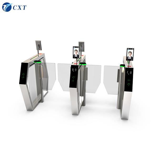 AI Safe Pedestrian Barrier Gate SUS304 With Adjustable Speed 117 0