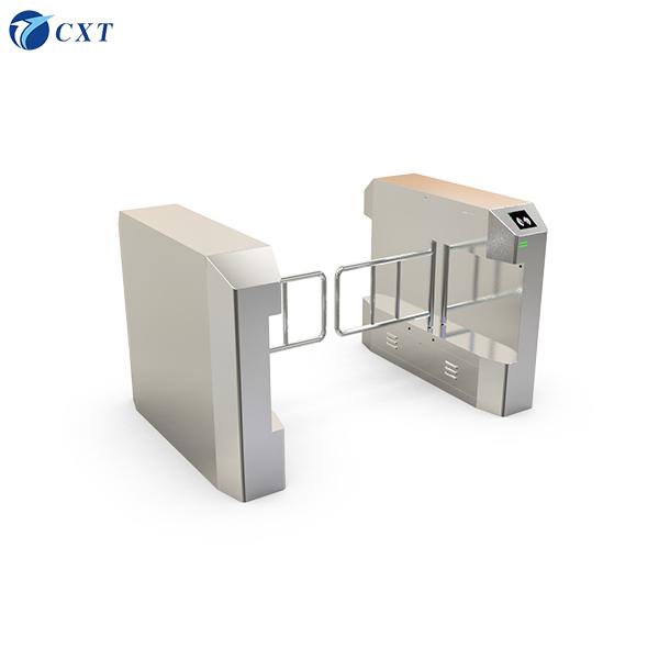 1.5mm 304 Stainless Steel Swing Barrier Gate with RS485 Interface 0