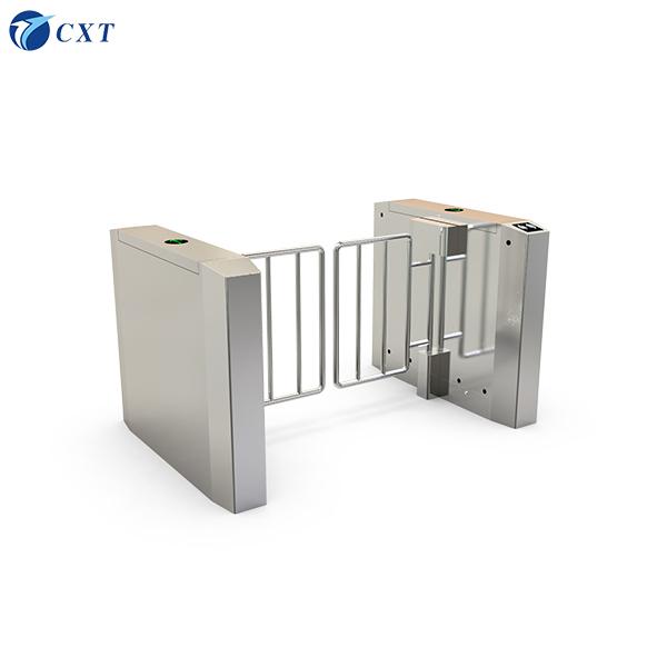 304 Stainless Steel Swing Barrier Gate with 35-40 Persons/Minute Pass Rate 0