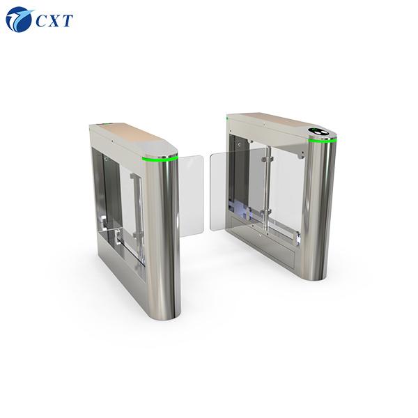 Wing Gate Turnstile with Reading Card Time <1 Second and Adjustable Arm Length 500~900mm for Access Control System 0