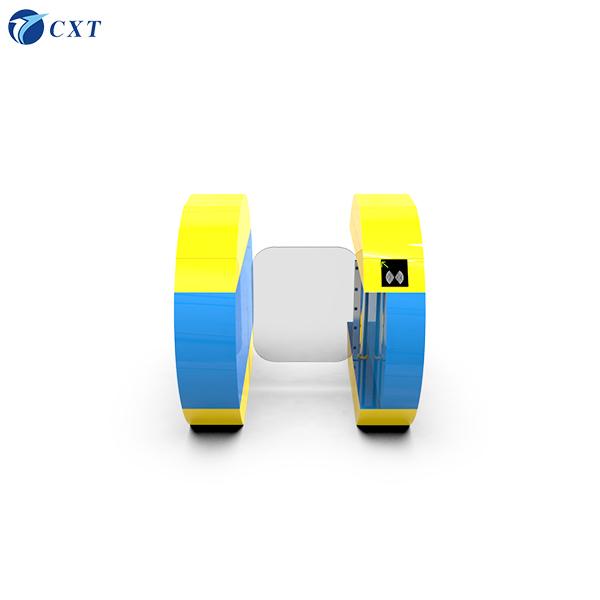 Brushed Finishing Swing Barrier Gate with Relative Humidity≤95% and Identification Speed 20 Ms for Secure Access Control 2