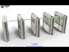 Vertical mechanical three-roller turnstile