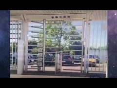 Κορυφαία αναγνώριση προσώπου εγχώρια και διεθνώς Περιστροφική πόρτα πλήρους ύψους