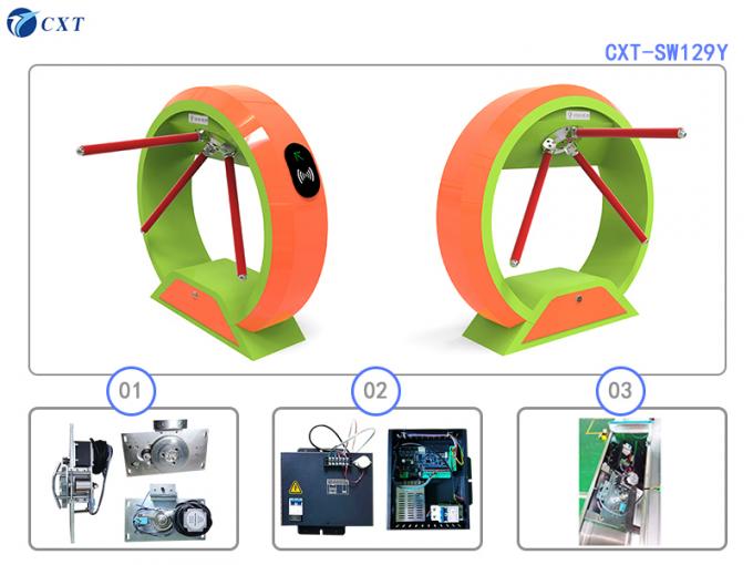 1200mm Tripod Turnstile Gate with 35p/m Throughput and DC Brushless Motor 1