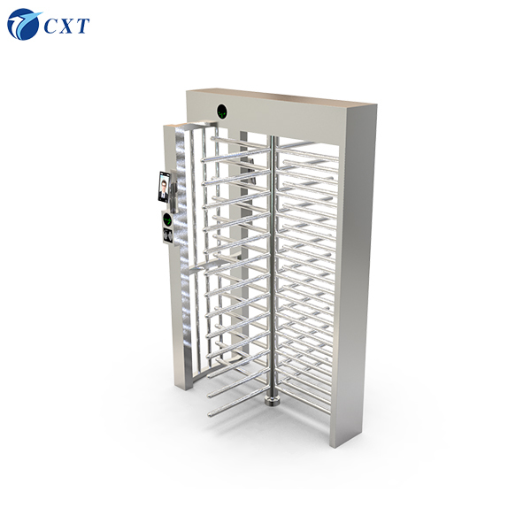 Full Height Turnstile Gate with AC220V±10% 50Hz±10% Operation Voltage and 90° Rotors With 4 Sections for Secure TCP/IP or RS485 Connectivity 0