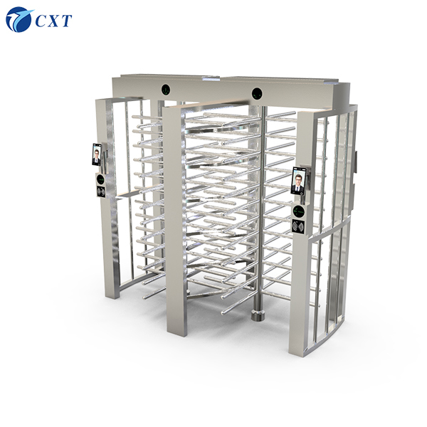Full Height Turnstile With 1.2 Or 1.5mm Thickness Housing 90 Degree Rotors And 4 Arm Sections 650mm Pass Width For Secure Entry Points 1