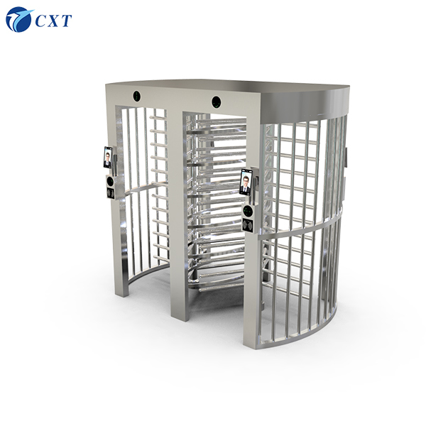 Stainless Steel Full Height Turnstile with 90 Degree Partition Angle and IP65 Rating for Secure Access Control 0