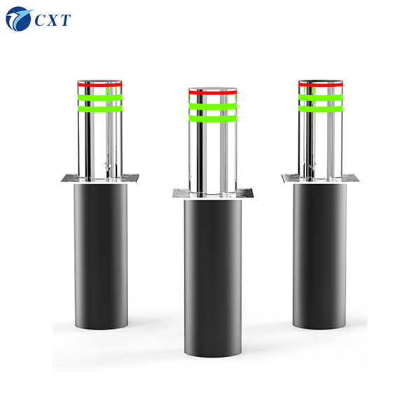 Crash Rated Automatic Bollard with Stainless Steel Material Hydraulic Lifting Core and IP68 Waterproof 4