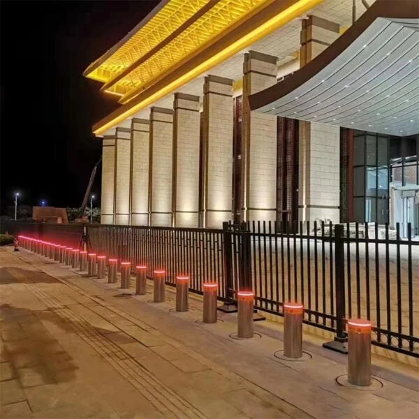 Heavy Duty Steel Security Bollard with Crash Rated Protection and IP65 Weather Resistance 2